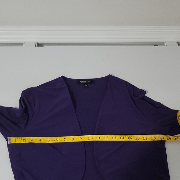 Purple lightweight shrug size 12 - Picture 7 of 9